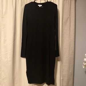 Long sleeve body con sweater dress